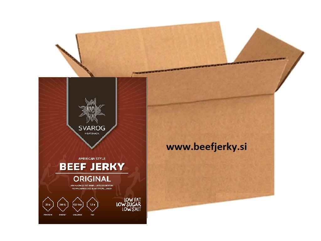 American style beef jerky ORIGINAL 15 x 25g-beefjerky.si