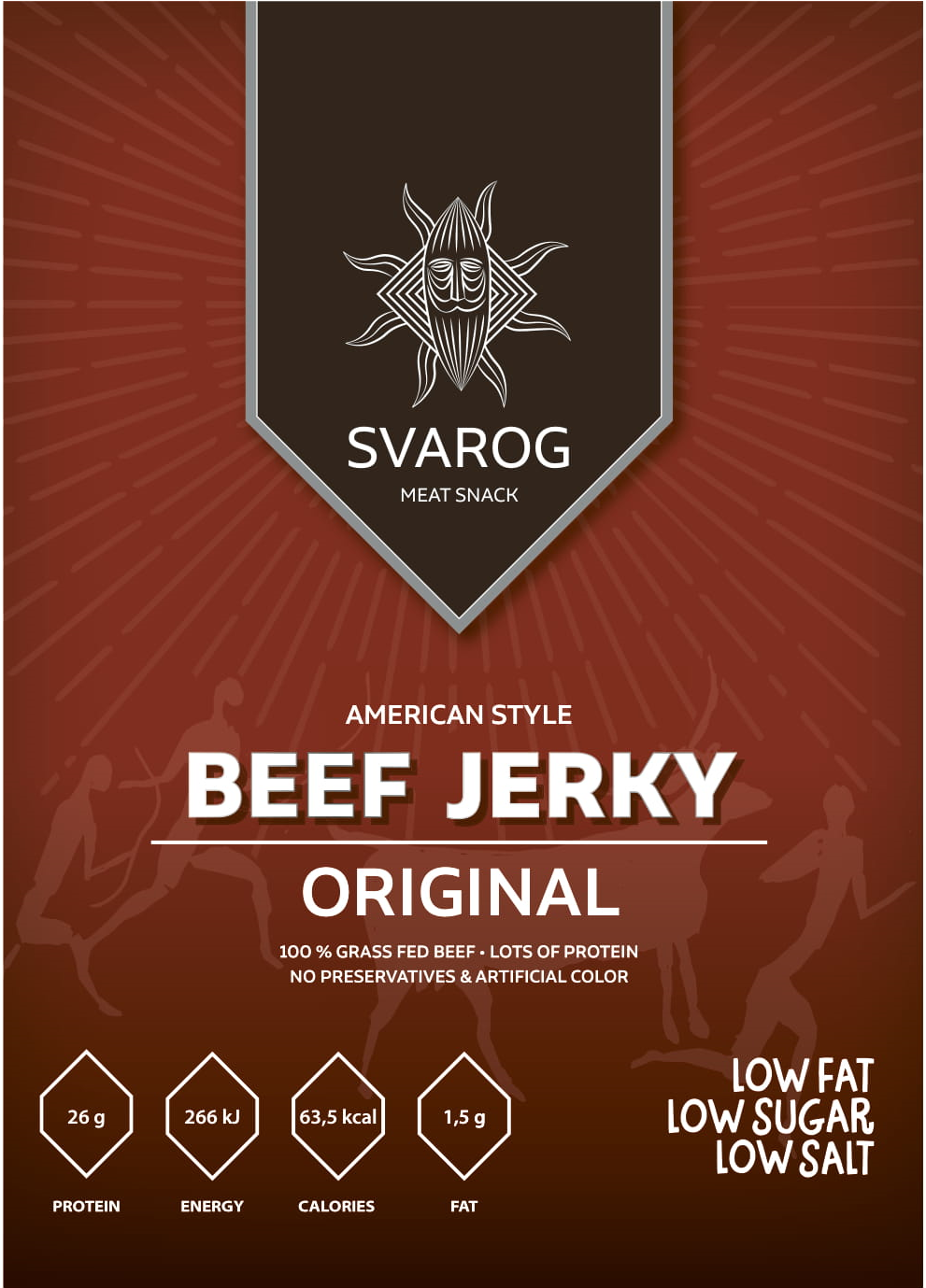 American style beef jerky ORIGINAL 25g-beefjerky.si