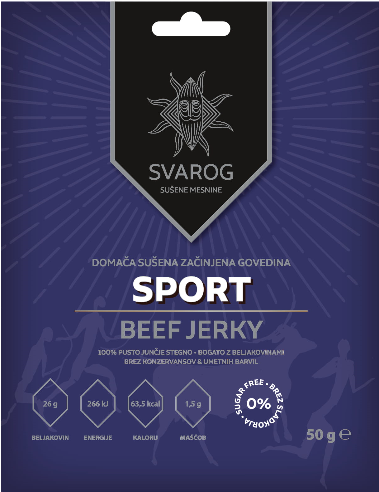 Beef Jerky SPORT 50g-beefjerky.si