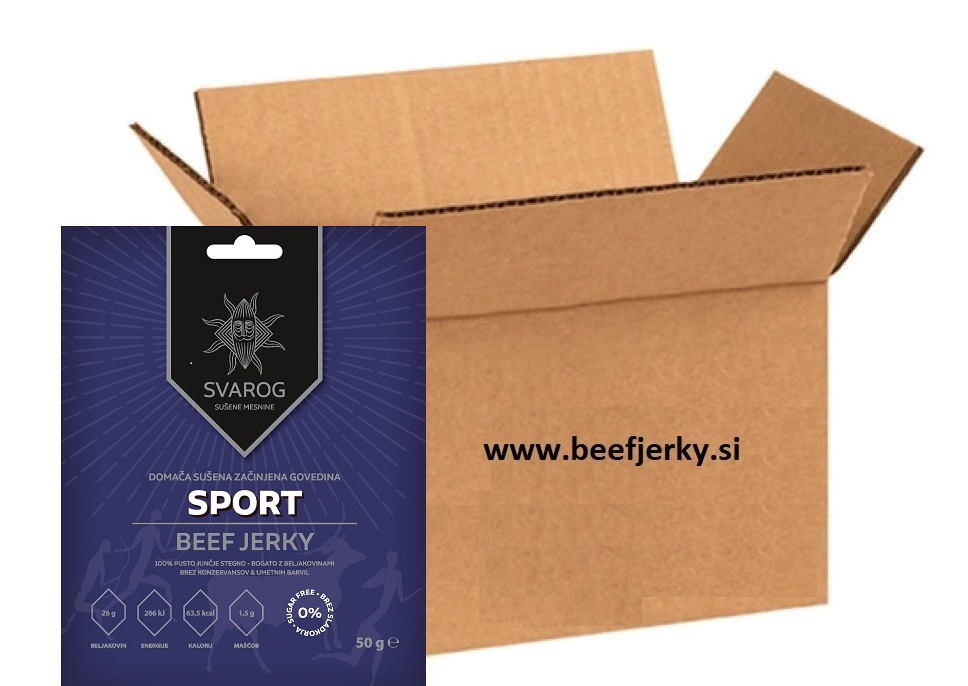 Beef jerky SPORT 15x50g-beefjerky.si